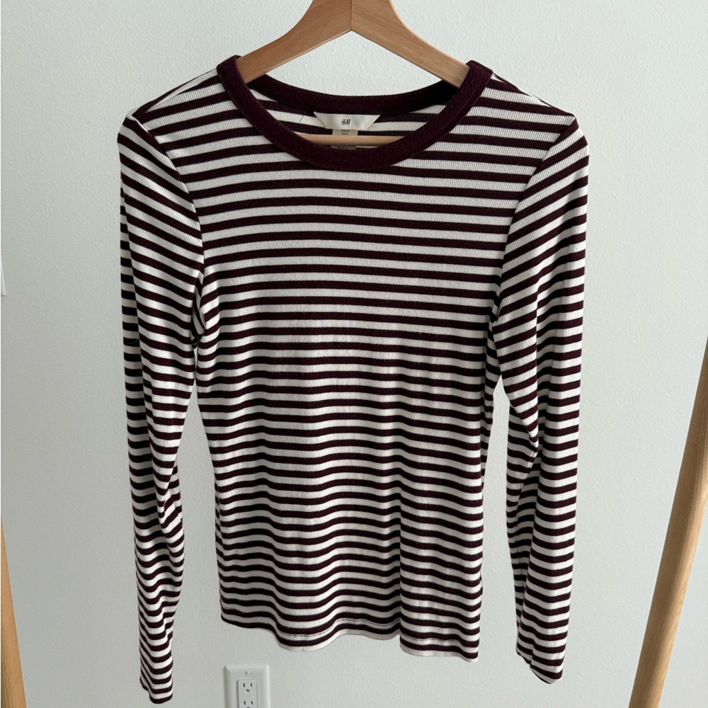 Striped Long Sleeve Top